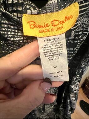 Bernie Dexter Black/Grey City Print Dress